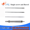 Nitriding injection screw barrel for plastic